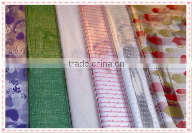 Coloured home decor cellophane decorative window film