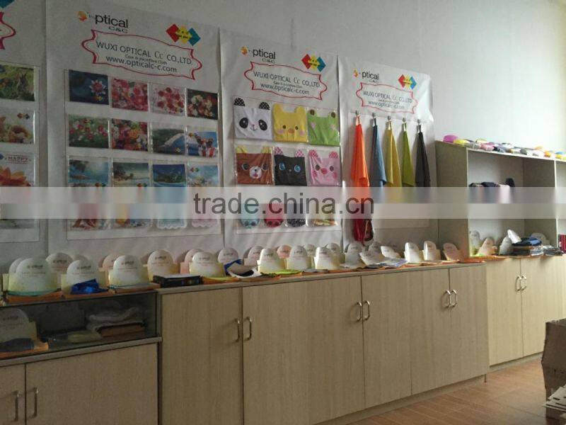 custom printing microfiber cleaning cloth for eyeglasses lenses