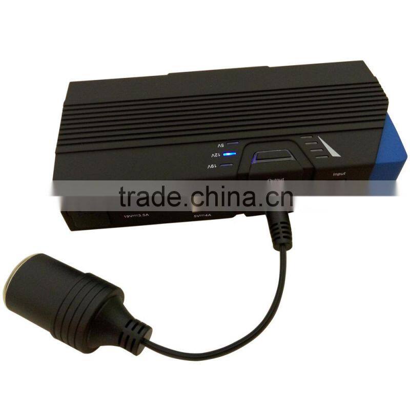 Super Jump Starter With 15000mAh for any 12V Cars: super capacity power bank car jump start
