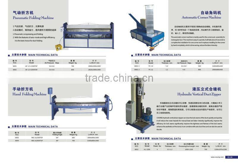 machine/aluminum machine---Hand Folding Machine