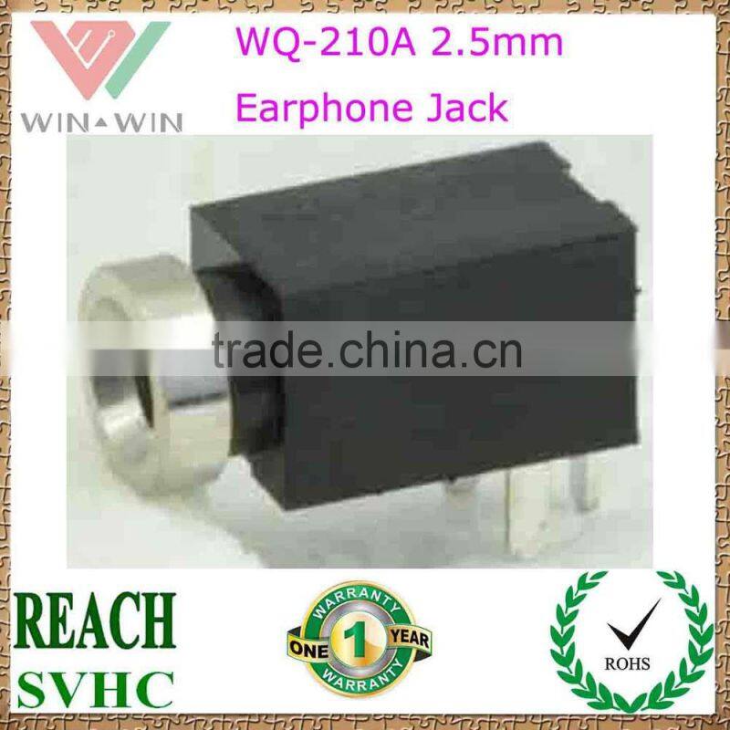 WQ-207 2.5mm DIP earphone jack