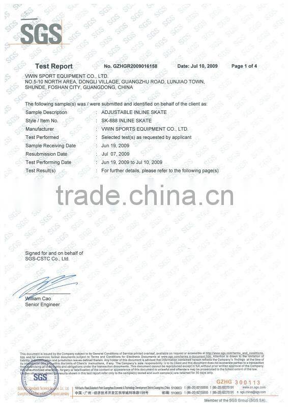 Hot sell speed shoes ABEC-9 Charme bearing PU wheel speed skating shoes inline speed skates