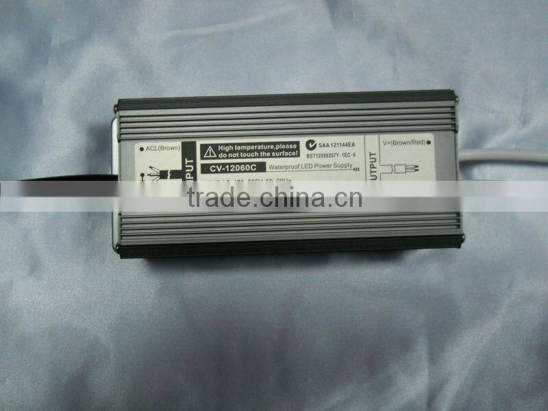 Waterproof 12V DC Power Supply 60W