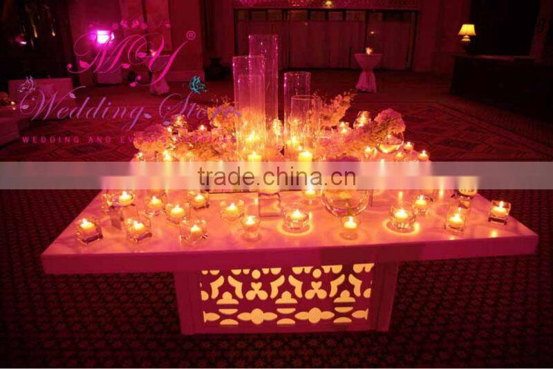 wedding table wooden decoration/ dining table