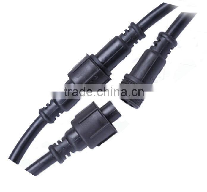 M18 6 pin Male to female waterproof connector cable for Video equipment