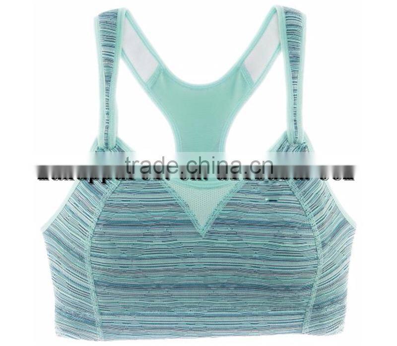 Wholesale OEM Fashion Yoga-inspired Bra With Supportive Straps Sport Bra