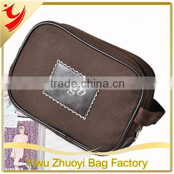 2015 Promotional Canvas Cosmetic Bag/ Toiletry Case for Travel wholesale