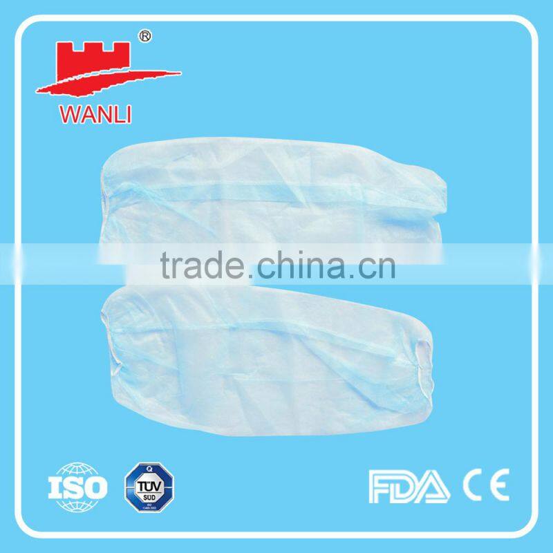 Disposable protective PP/SMS/PE sleeve cover