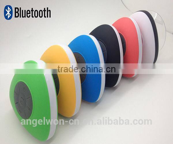 Triangle waterproof wireless bluetooth speaker outdoor speaker with sucker MIC handfree function