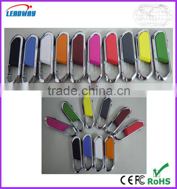 USB pormo gift usb custom logo yellow carabiner usb 1gb 2gb 4gb 8gb 16gb
