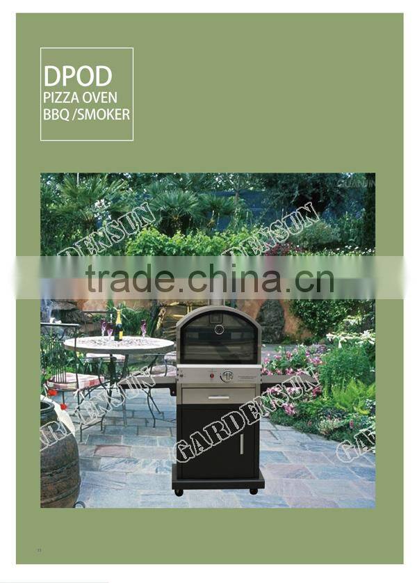 Outdoor gas pizza oven (DPOD) GARDENSUN 16,000BTU with CE, CSA, AGA, ISO,