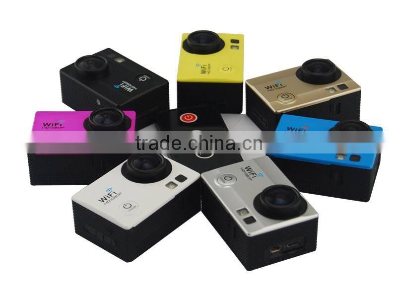 Ultrathin Wifi Action Camera 1080P full HD Car Camera DVR 30M Waterproof 2.0Inch TFT Helmet Camera Sport DV