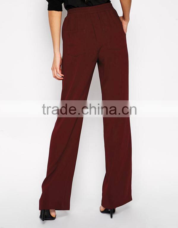 High rise waist wide legging pants