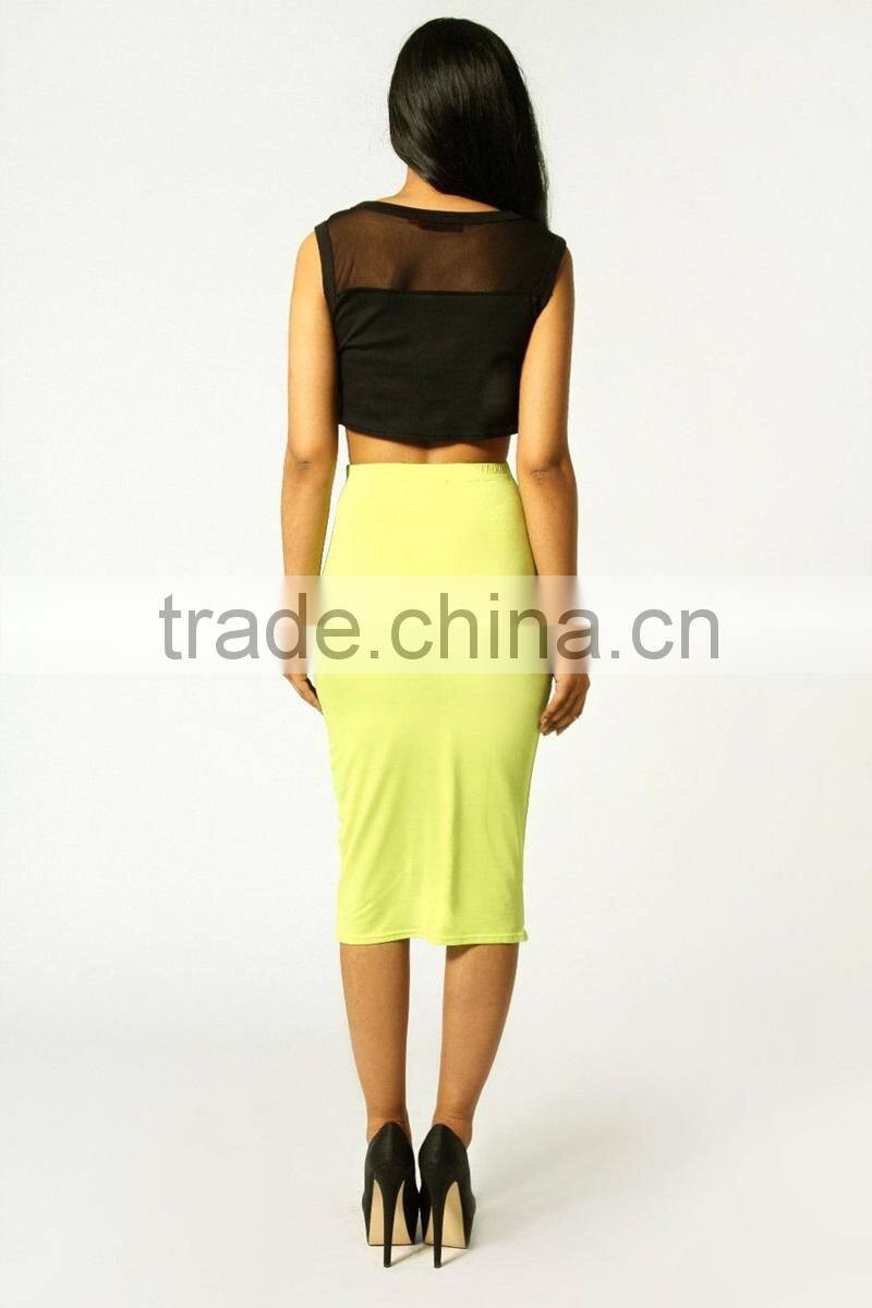 Wholesale Red Jersey Tube Sexy Skirt