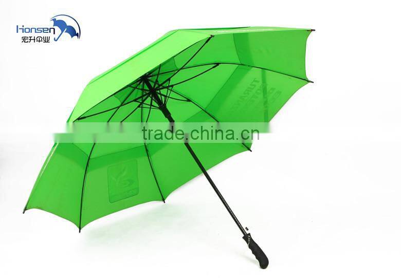 Windproof Advertising golf umbrella Custom Print Air Rain umbrella