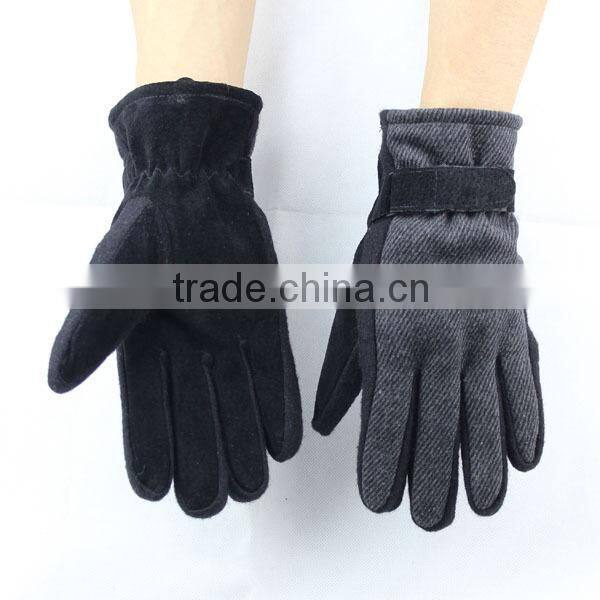 black suede gloves|man suede glove|pig suede leather glove