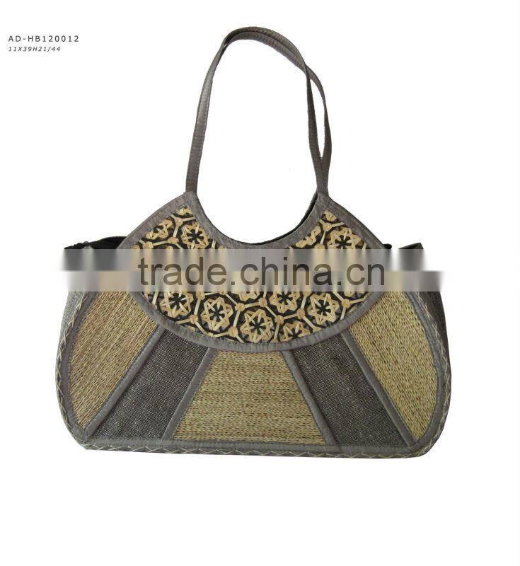 woven bamboo fashion handbag