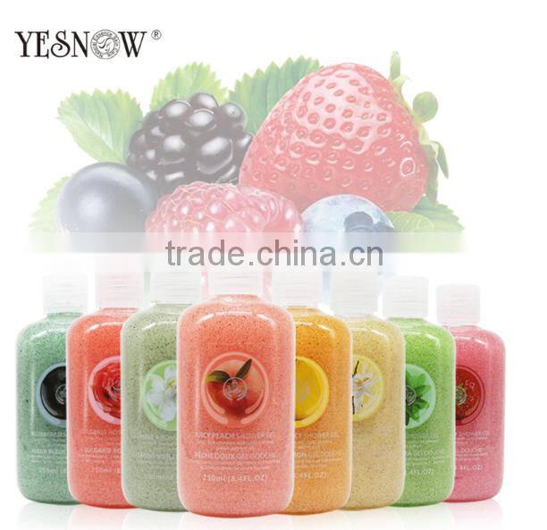 2015 Best Selling YESNOW Fruit Liquid Soap Skin Moisturizing Whitening Shower Gel