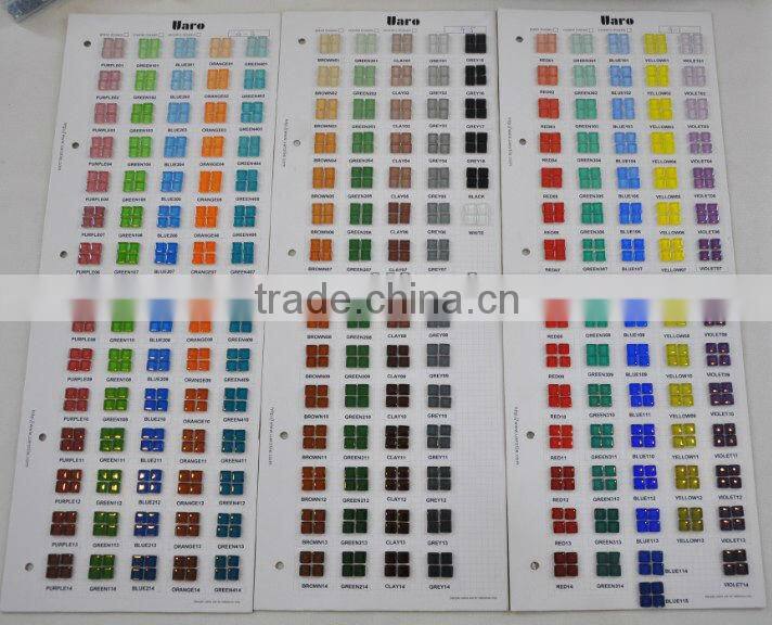 DIY material 3/8"x3/8" glitter glass mosaic tile