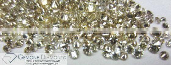 HIGH QUALITY 0.01 TO 0.15 MM SIZE NATURAL LOOSE LIGHT BROWN (TTLB) DIAMONDS FOR JEWELERY