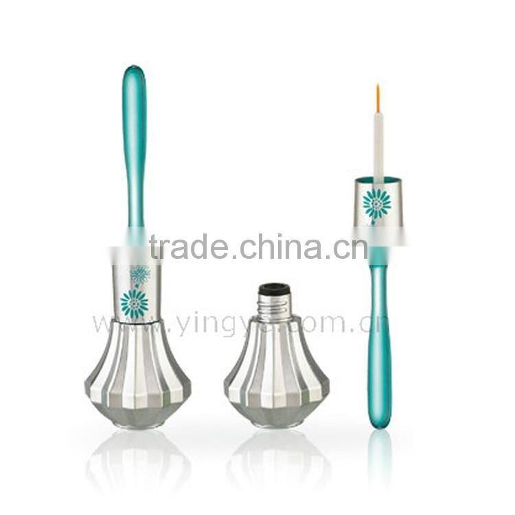 Green unique bottom eyeliner cosmetic bottle