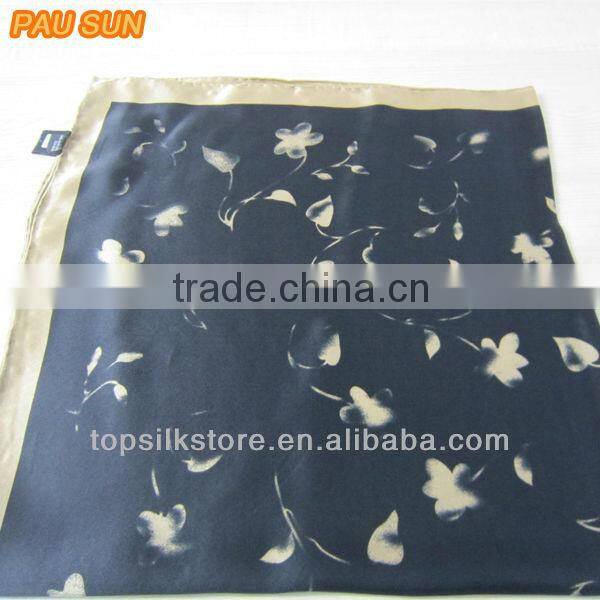 2014 New arrival own design square indian silk scarf