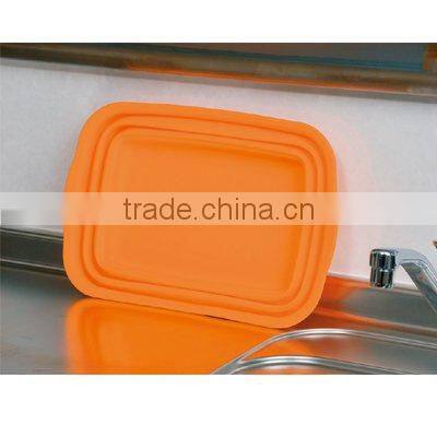 Silicone kitchenware sink dish strainer washing drainer container drink cooler cooking accessories gift silicone foldable tub