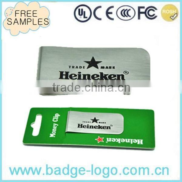 2016 Hinged Money Clip Wallet for Promotional Gift