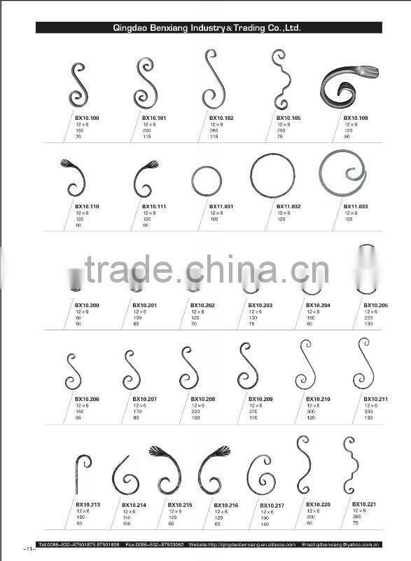 decorative fence and gates wrought iron scrolls 10.095