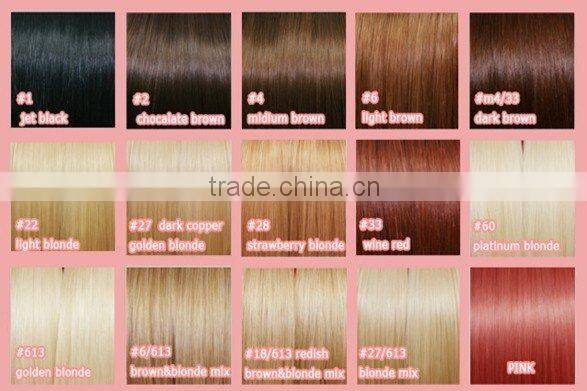 silky straight human hair weaving weft hair extension