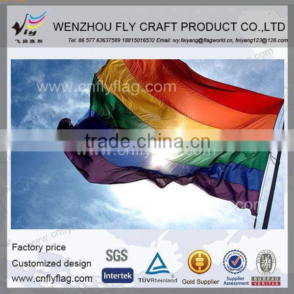 Quality new products printing polyester fabric national flags