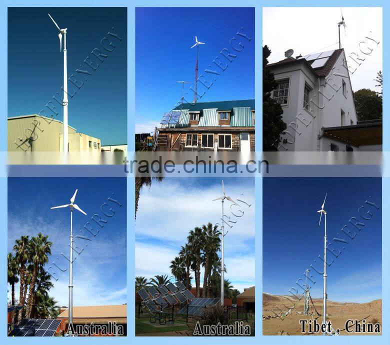 1kw green alternate power wind generator with efficiency use for home