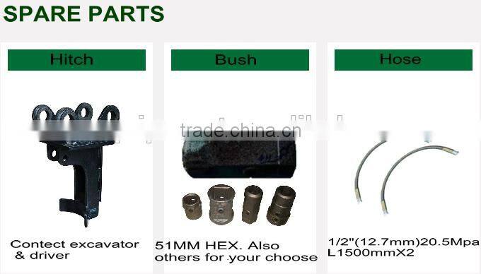 Excavator attachment pile driver for sale Best Selling