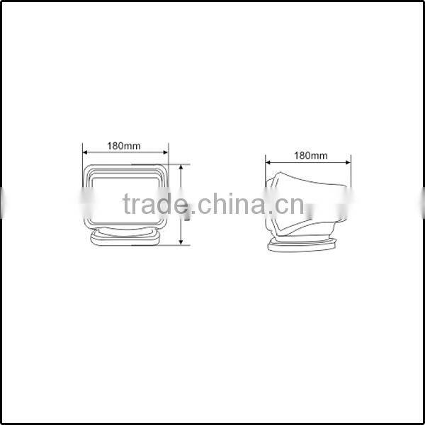 Waterproof 6pcs*5W Remote Control spotlight IP68 Led Working Light for Cars