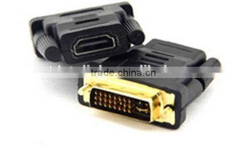 24k gold plated DVI24+5 TO HDMIA female adatper