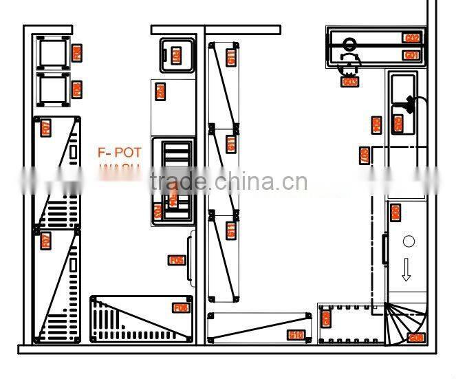 2014 New Design Five Star Hotel FavoriteEuropean kitchen designRestaurant projectcommercial kitchen project
