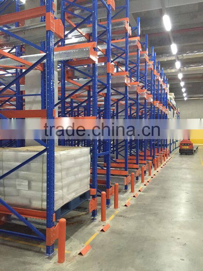 CE/ISO/TUV Certificates Warehouse Rack Use Steel Structure Shuttle Racking