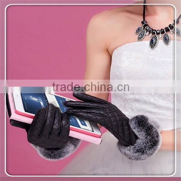 PU Leather Hand Gloves For Touchscreen IN Low Price
