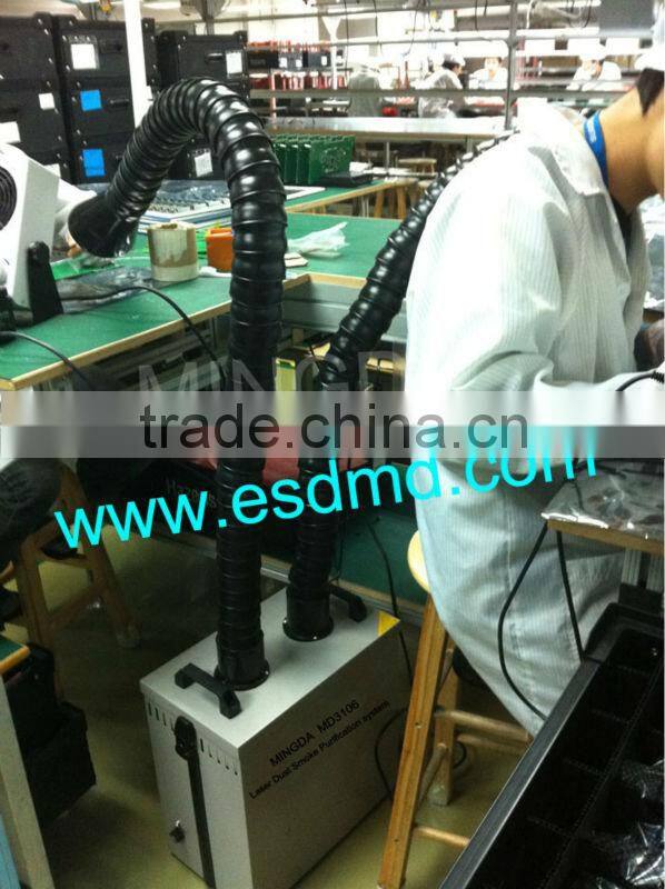 Smoke absorber/soldering smoke exteracting cover/air purification system