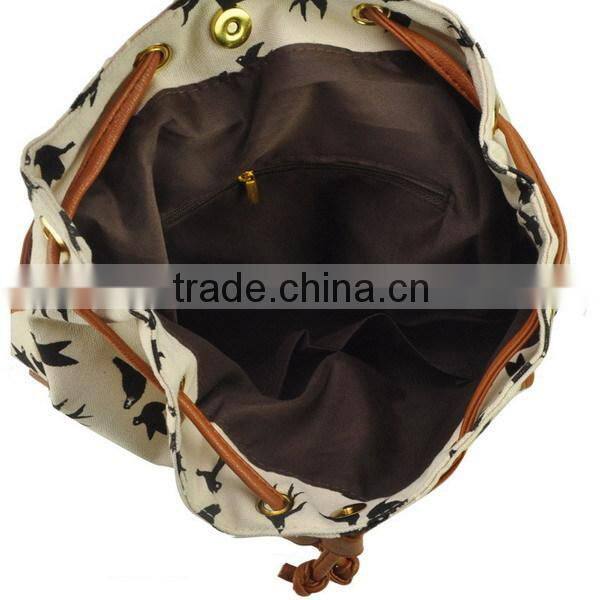 Unique Canvas Birds Backpack