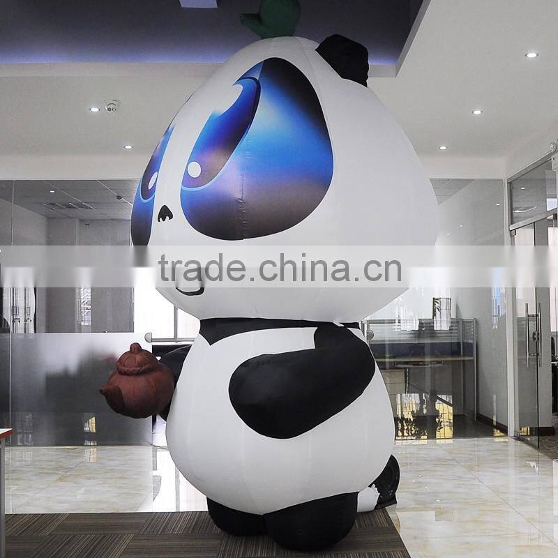 giant kungfu panda helium balloon ,flying inflatable kungfu panda