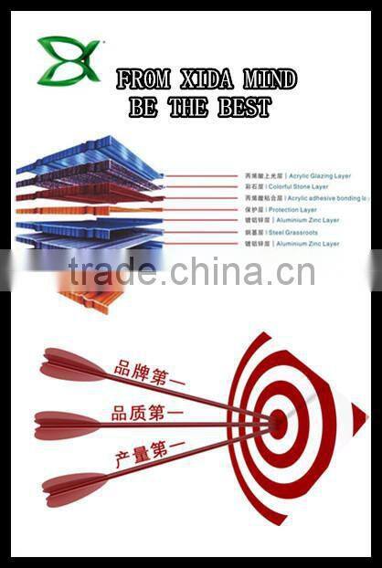 ALUMINUM ZINC STONE COATED SOLAR METAL ROOF TILE