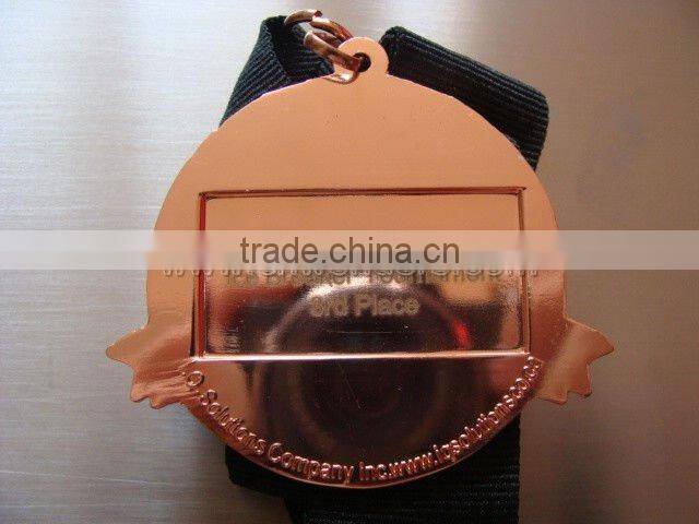 Best selling colorful enamel gold metal medal