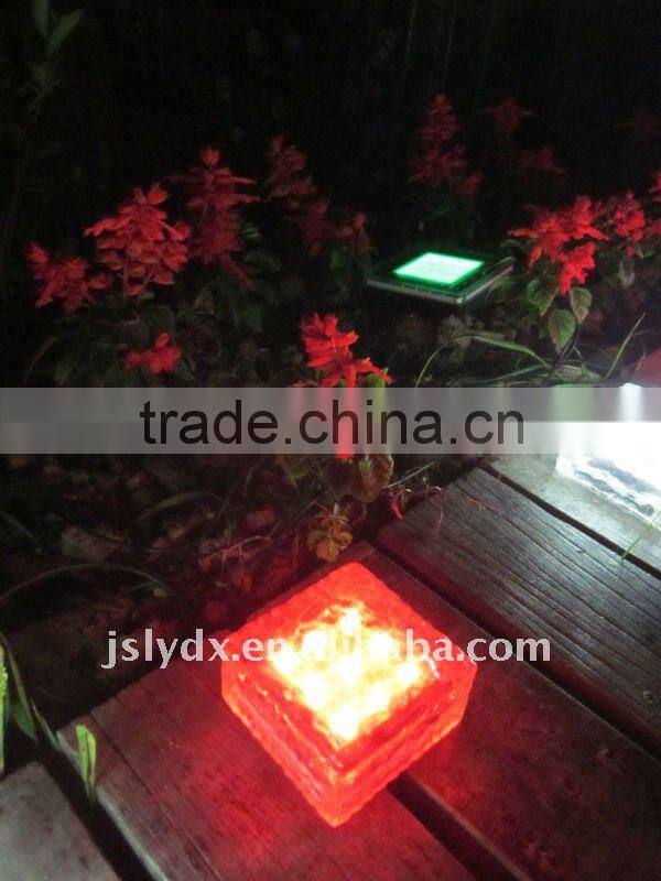 Solar Ice Brick LED light(10*10*10cm)