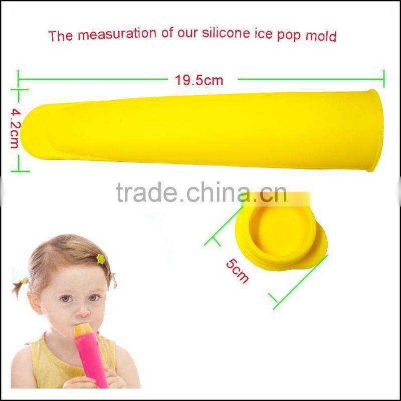 Taobao online shopping bpa free flexible attached lids silicone popsicle maker