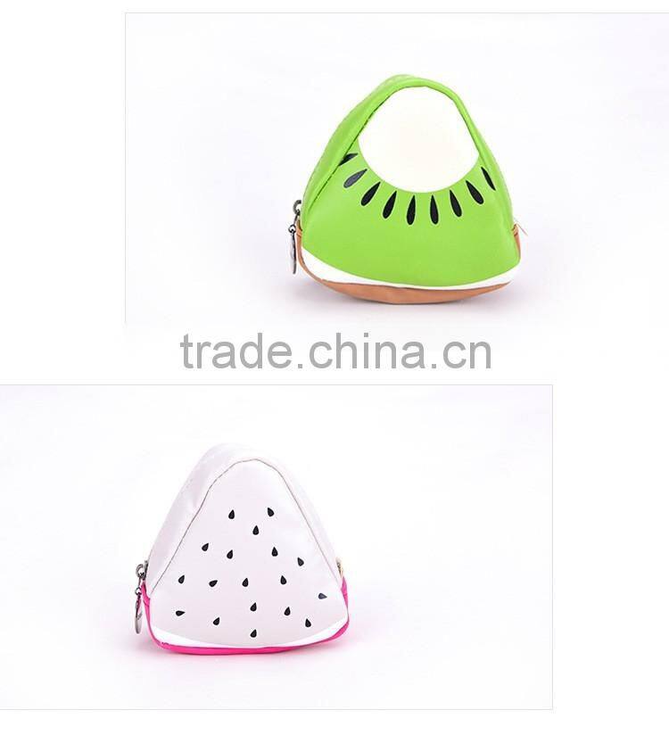 creative coin pouch PU fruit design lovely coin case small pouch
