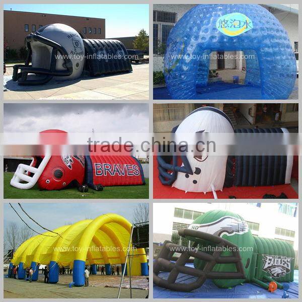 Super quality commercial kids football helmets inflatables