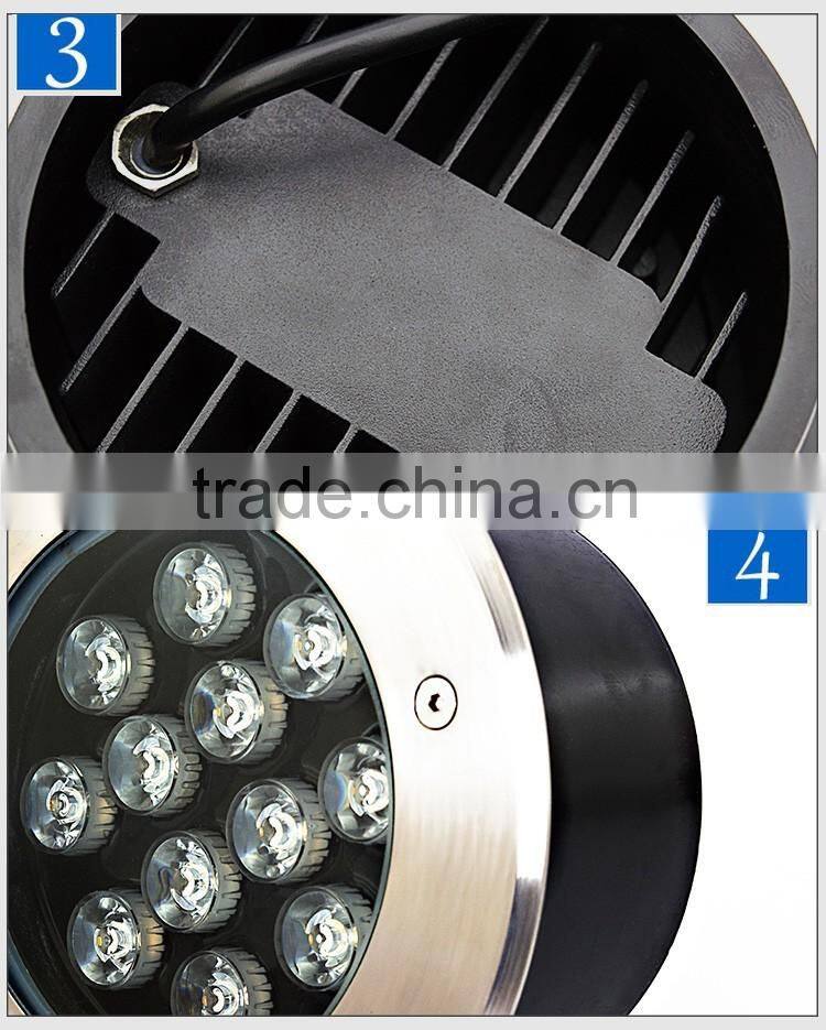 High brightness RGB outdoor lamp AV85-265voltage 24W 36W led paver buried underound lighting