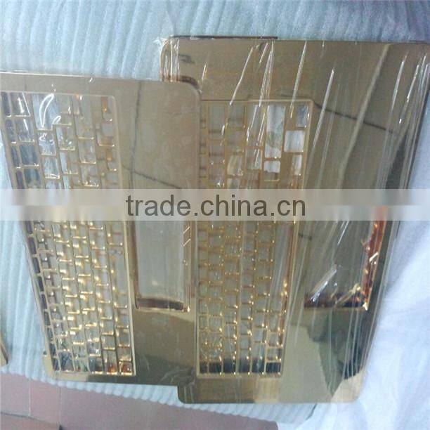 100% original high quality for macbook luxury 24ct gold covers replacement housing spare parts