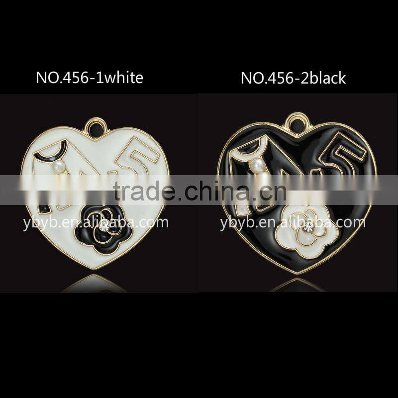 Gold metal button rhinestone craft ,hair accessory handmade pearl diamond Flat Back buttons 27mm DIY-456